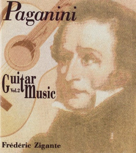 CD cover featuring portrait of Nicolo Paganini with gray and red design elements.