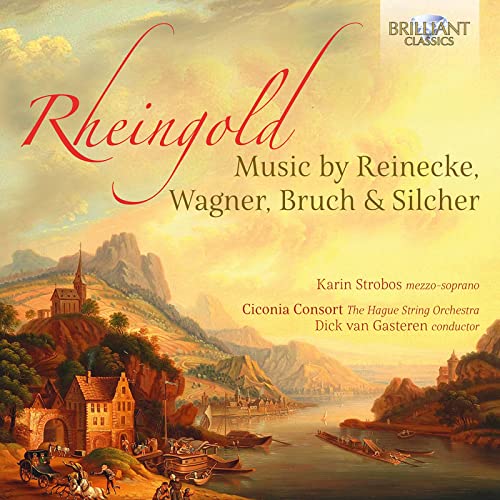 CD cover for "Rheingold" featuring a landscape painting and text details.
