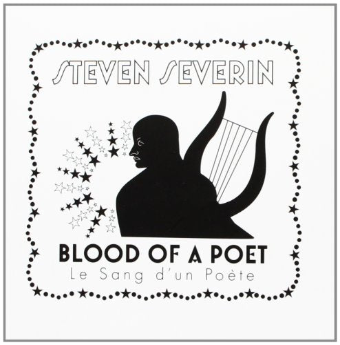 CD cover: Silhouette of a man playing a harp, stars, text.