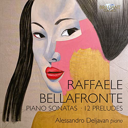 CD cover featuring a stylized portrait of a woman with gold accents.