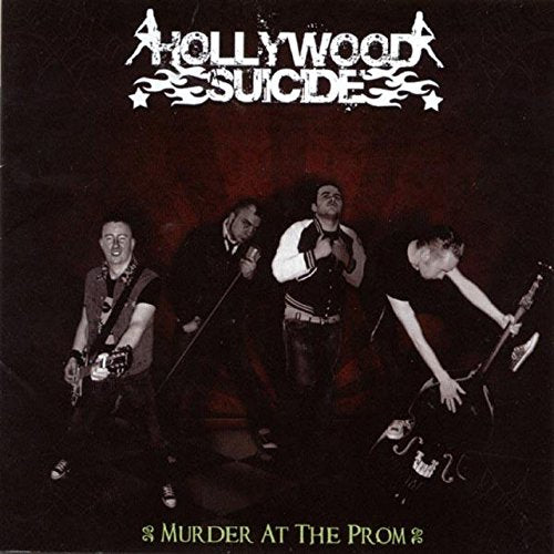 CD cover for "Hollywood Suicide - Murder At The Prom" featuring a band.