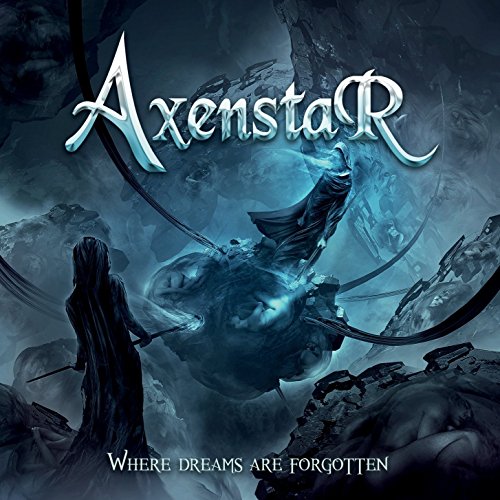 CD cover for Axenstar’s “Where Dreams Are Forgotten” with fantasy art.