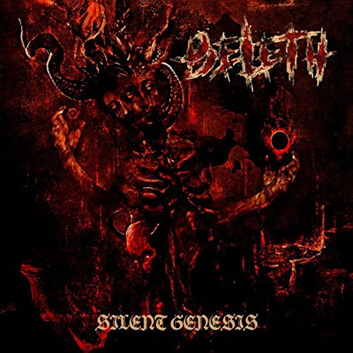 Dark, textured album cover with demonic figure and band name "Beleth".