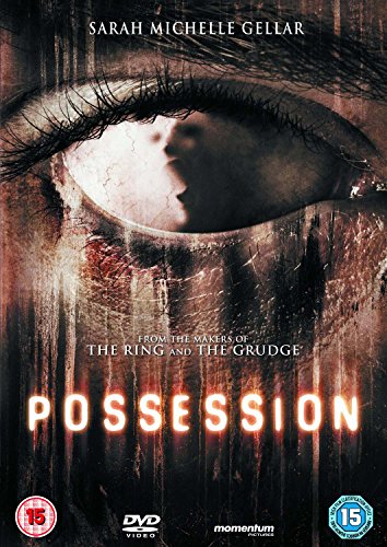DVD cover for horror film "Possession" featuring a close-up of an eye.