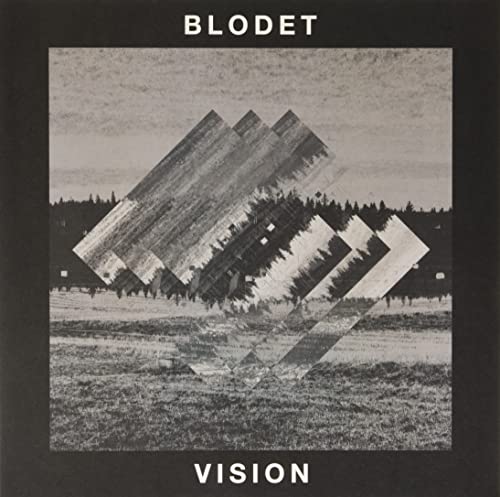 Blodet “Vision” vinyl album cover: abstract landscape with layered shapes.