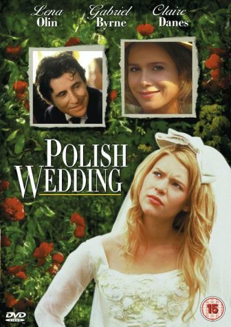 DVD cover for "Polish Wedding" featuring actors and a bride.