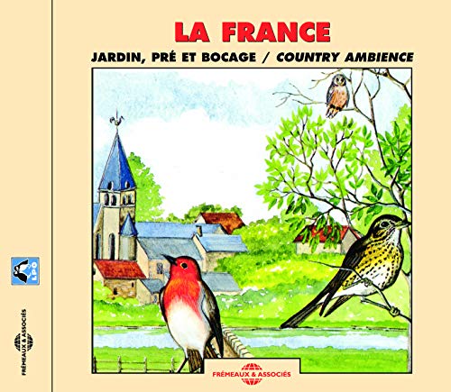 CD cover depicting a French countryside scene with birds and a church.