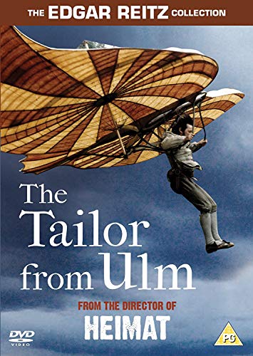 DVD cover featuring a man flying with a wooden wing against a blue sky.