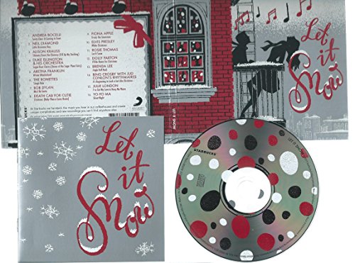 CD case and disc for "Let It Snow" compilation album, winter scene.