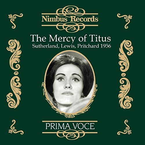 CD cover for Mozartās āThe Mercy of Titusā featuring Joan Sutherland.