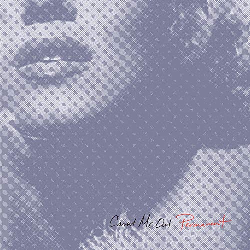 Halftone portrait in shades of purple with album title text.