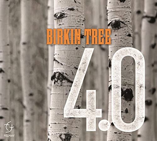 CD cover with birch trees and large white text “4.0”.