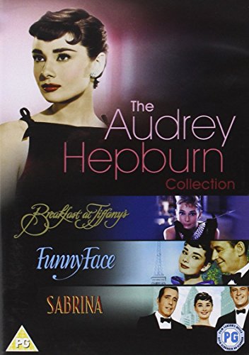 DVD cover featuring Audrey Hepburn with images from three of her films.
