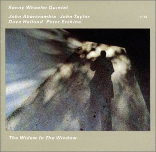 "CD album cover with a silhouette against a green-toned, abstract background."
