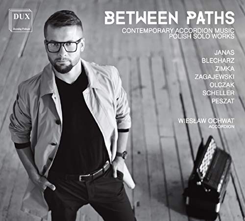 CD cover featuring Wieslaw Ochwat, an accordionist in glasses.