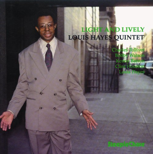 Louis Hayes Quintet CD cover featuring a man in a light grey suit.