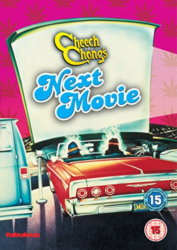 DVD cover for "Cheech and Chong's Next Movie" with a red car and smoke.
