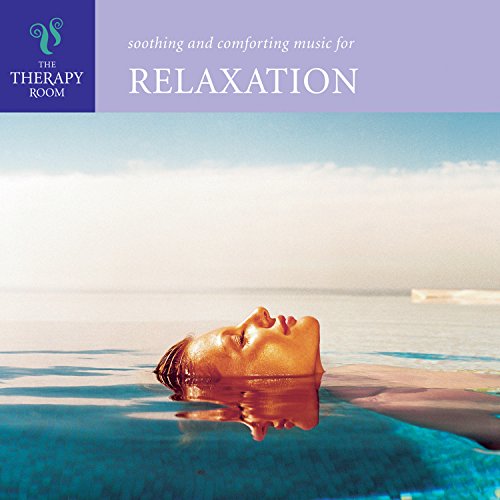 CD cover: woman floating in a pool, sky and text above.