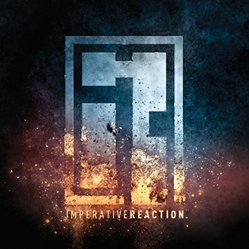 CD cover with a large, stylized "I" and fiery, textured background.