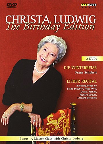 Christa Ludwig DVD cover featuring a woman in black dress and pearl necklace.