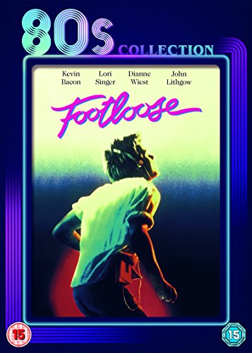 "Footloose" DVD cover featuring a dancing man, with "80s Collection" text at the top.