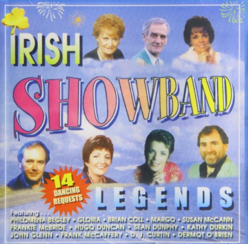 CD cover featuring portraits of Irish showband performers and text.