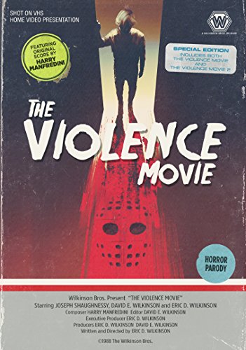 DVD cover for "The Violence Movie," featuring a figure walking up stairs.