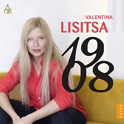 Valentina Lisitsa CD cover featuring a portrait of the pianist.