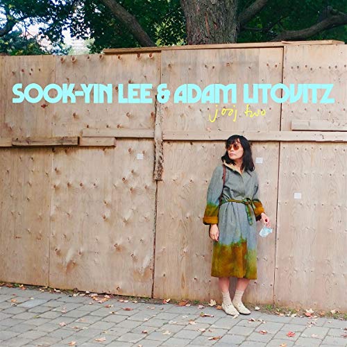 Album cover with a woman standing in front of a wooden wall.