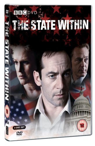 DVD case for "The State Within" with three men's faces and US Capitol building.