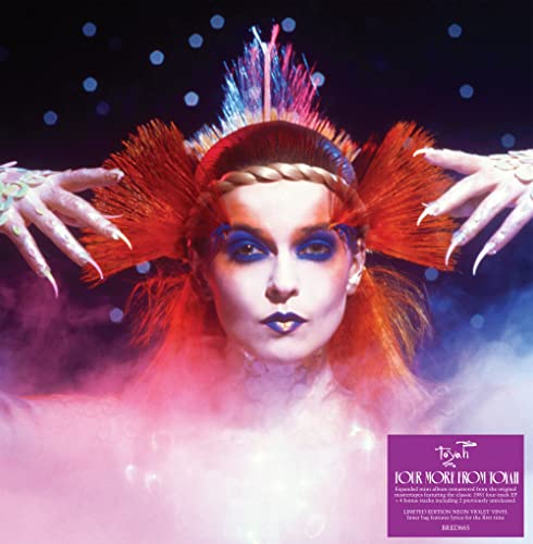 Toyah Wilcox album cover, “Four More From Toyah”, neon violet vinyl.