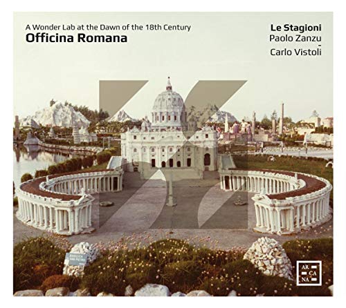 CD cover depicting a miniature architectural model of a baroque building.