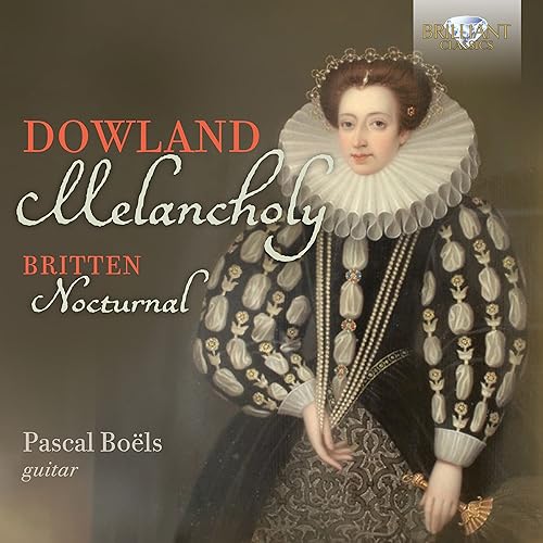 CD cover featuring a portrait of a woman in Elizabethan attire.