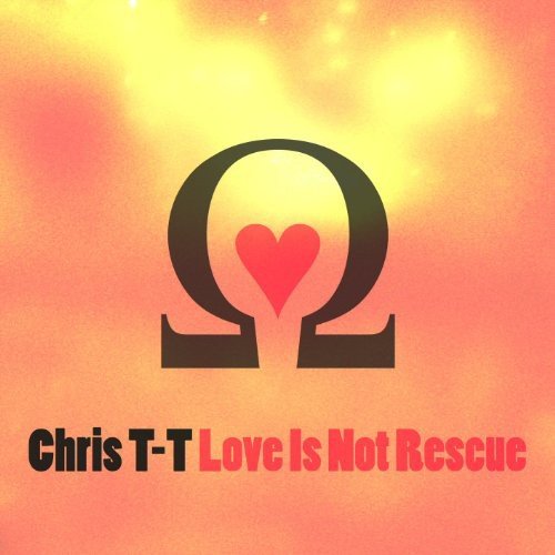 The alt text for the image is: "Album cover with omega symbol, heart, and orange background."