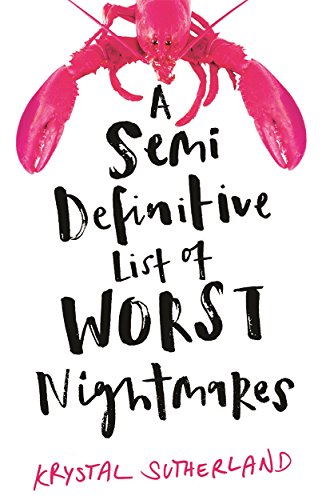 Book cover with a pink lobster and black title text on a white background.