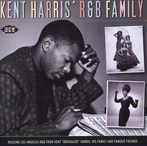 CD cover featuring Kent Harris and vintage photos of R&B performers.