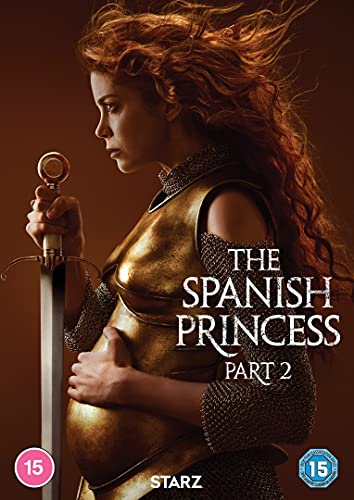 DVD cover for "The Spanish Princess" season 2, featuring a pregnant woman.