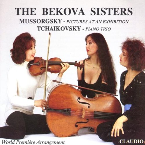 CD cover featuring three women with violins and cello, titled "The Bekova Sisters".