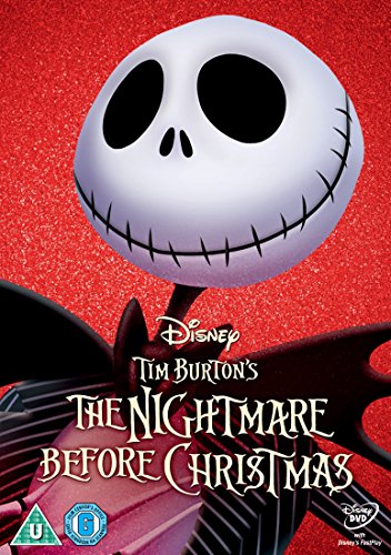 DVD cover featuring Jack Skellington against a red background with white text and logos.