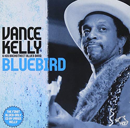 CD cover featuring Vance Kelly, a musician with a cowboy hat.