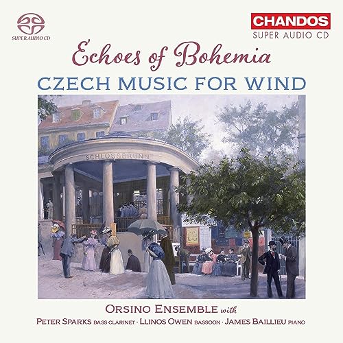 CD cover: painting of people in a park with a building in background.