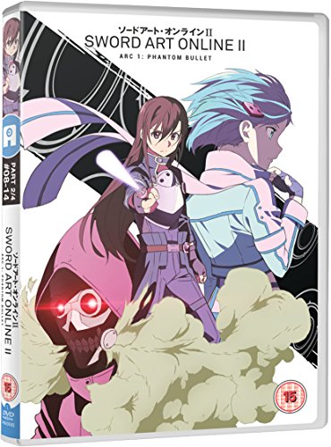 DVD cover for Sword Art Online II, Part 2, featuring anime characters.