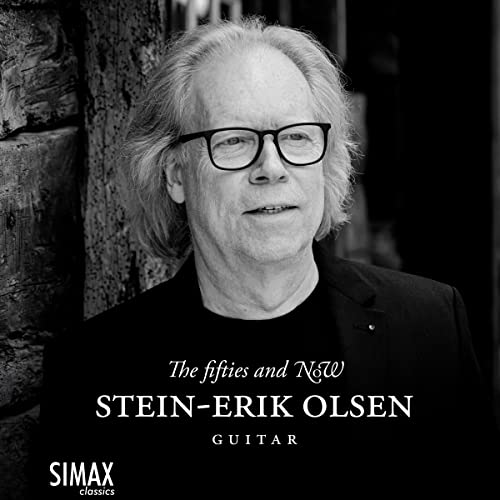 Black and white portrait of Stein-Erik Olsen, a guitarist, with album title.