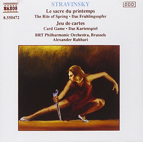 A CD cover featuring a dancer in a red dress, with text above and below.