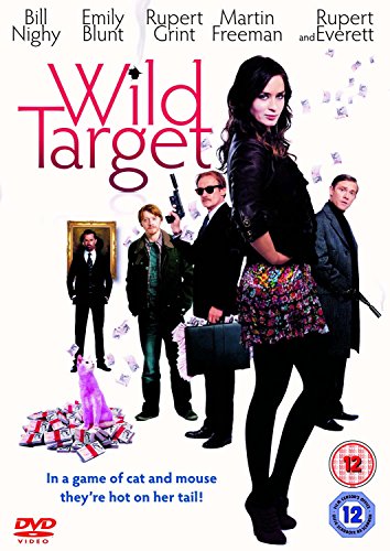 Wild Target" DVD cover featuring Emily Blunt, Bill Nighy, and Rupert Grint.