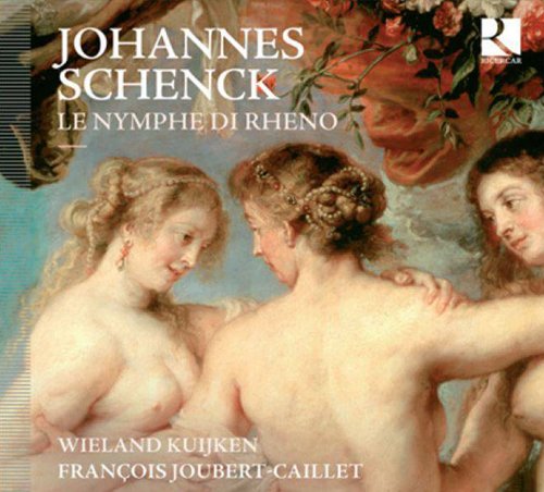 "CD cover featuring a Renaissance painting of three topless women embracing."