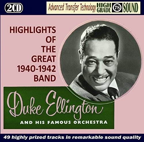 CD cover featuring a portrait of Duke Ellington and band details.