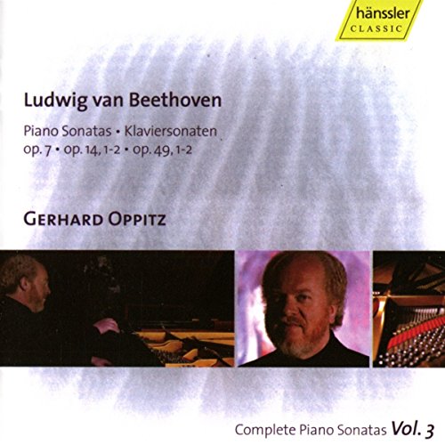 CD cover for Beethoven piano sonatas, Vol. 3, performed by Gerhard Oppitz.