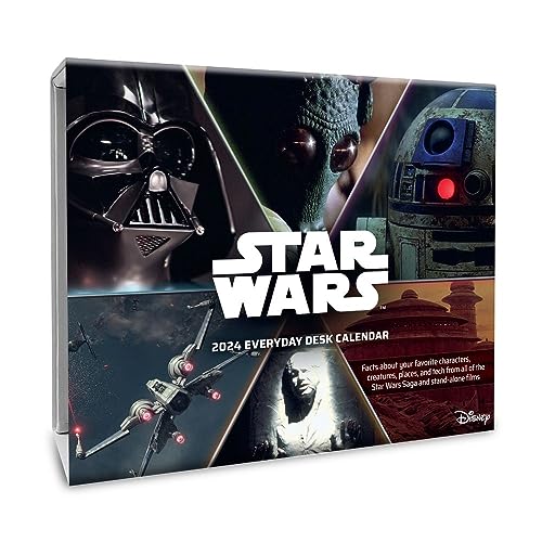 Star Wars 2024 Desk Calendar, Page A Day Formatted Calendar, Official Product