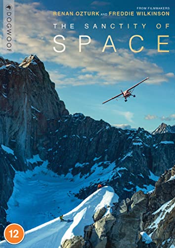 DVD cover: Mountains, a small plane, and a climber in a snowy landscape.